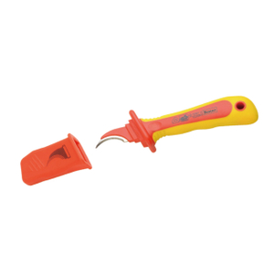 VDE insulated cable knife (sickle type)