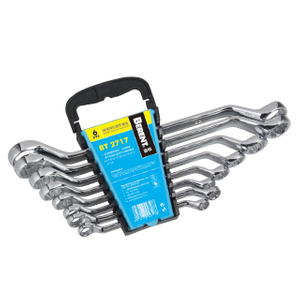 Mirror fiinish Double ring end wrench set