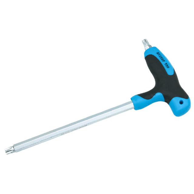 T-shaped Torx wrench with two-color handle