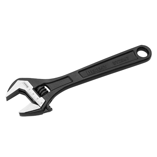 Adjustable wrench (black machine grinding)