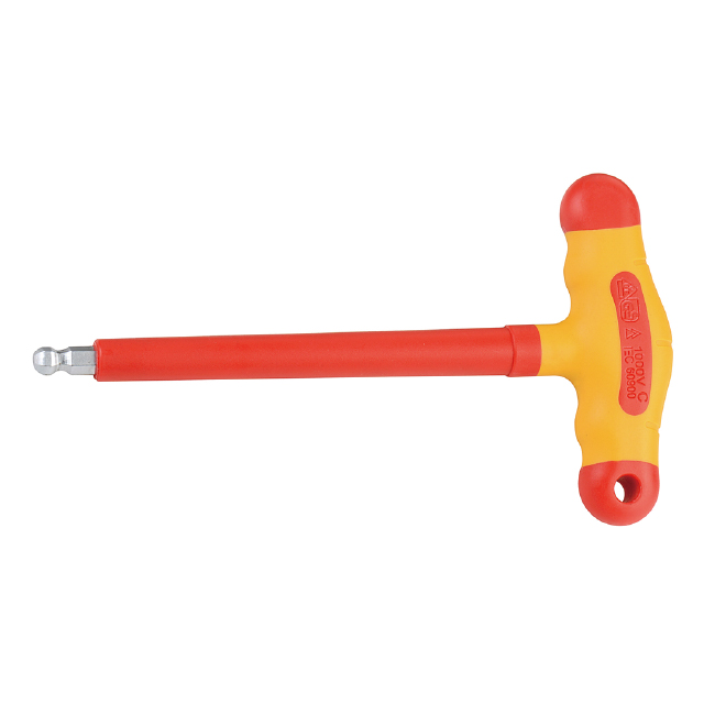 Insulated hex key with ball