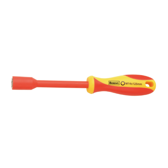 Insulated socket wrench with handle